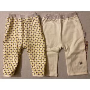 Endue Baby Pants Size 3-6 Months Organic Pima Cotton Reversible Newborn 4 Pairs